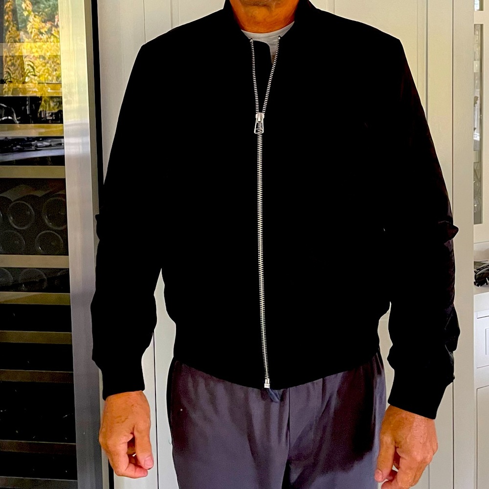 Men’s Zip Bomber Jacket Size S